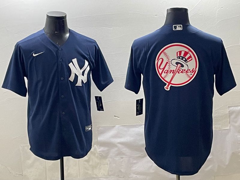Men New York Yankees Blank Black Game 2025 Nike MLB Jersey style 16->pittsburgh pirates->MLB Jersey